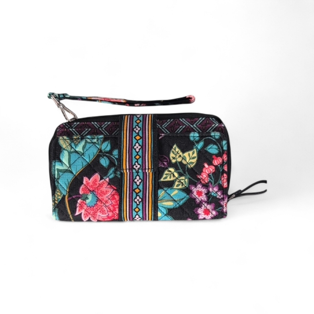 Vera Bradley Iconic RFID Combo Wristlet in Vines Floral